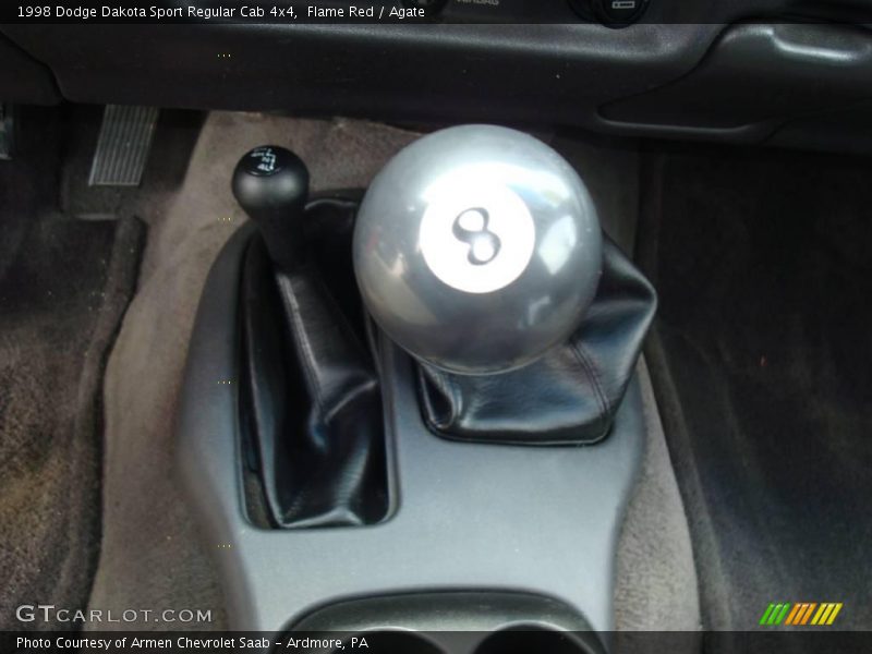 Flame Red / Agate 1998 Dodge Dakota Sport Regular Cab 4x4