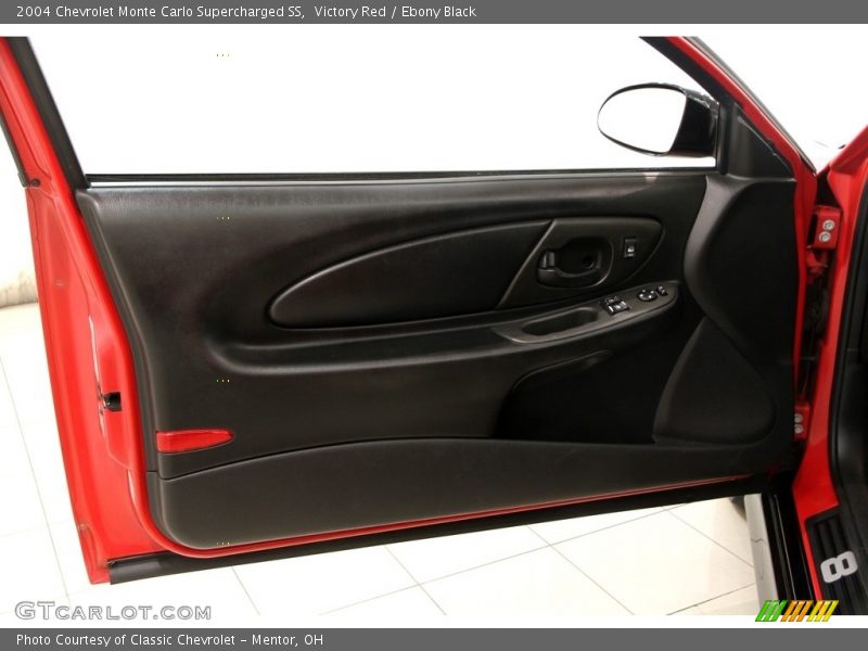 Victory Red / Ebony Black 2004 Chevrolet Monte Carlo Supercharged SS