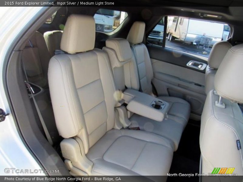 Ingot Silver / Medium Light Stone 2015 Ford Explorer Limited