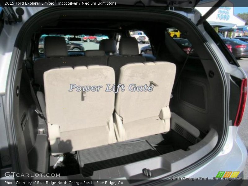 Ingot Silver / Medium Light Stone 2015 Ford Explorer Limited