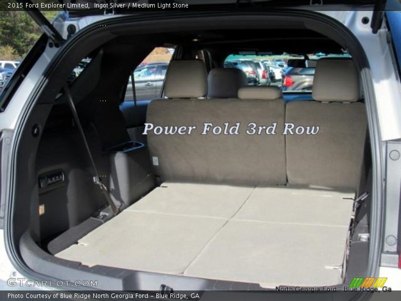 Ingot Silver / Medium Light Stone 2015 Ford Explorer Limited