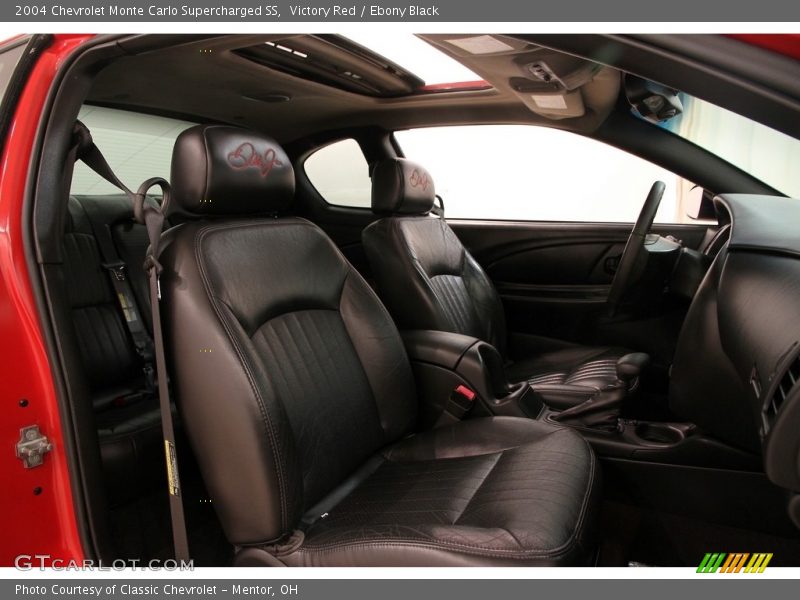 Victory Red / Ebony Black 2004 Chevrolet Monte Carlo Supercharged SS