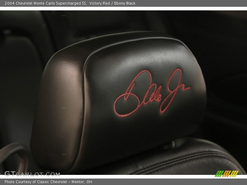 Victory Red / Ebony Black 2004 Chevrolet Monte Carlo Supercharged SS