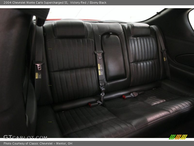 Victory Red / Ebony Black 2004 Chevrolet Monte Carlo Supercharged SS