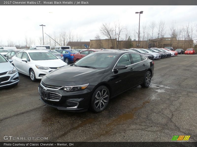 Mosaic Black Metallic / Jet Black 2017 Chevrolet Malibu LT
