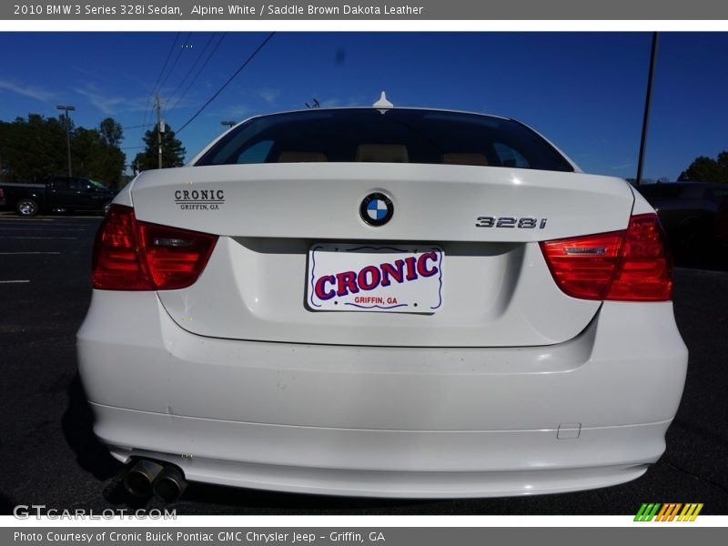 Alpine White / Saddle Brown Dakota Leather 2010 BMW 3 Series 328i Sedan