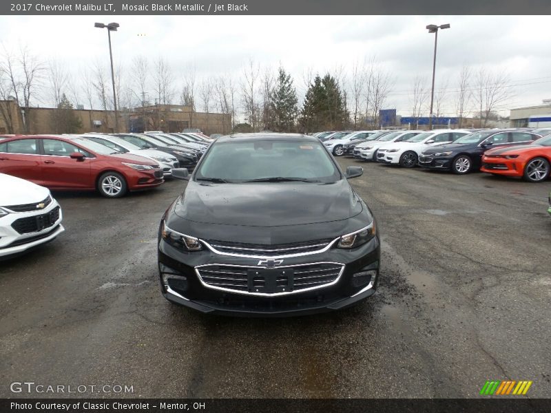 Mosaic Black Metallic / Jet Black 2017 Chevrolet Malibu LT