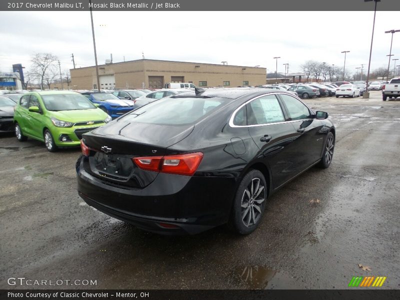 Mosaic Black Metallic / Jet Black 2017 Chevrolet Malibu LT