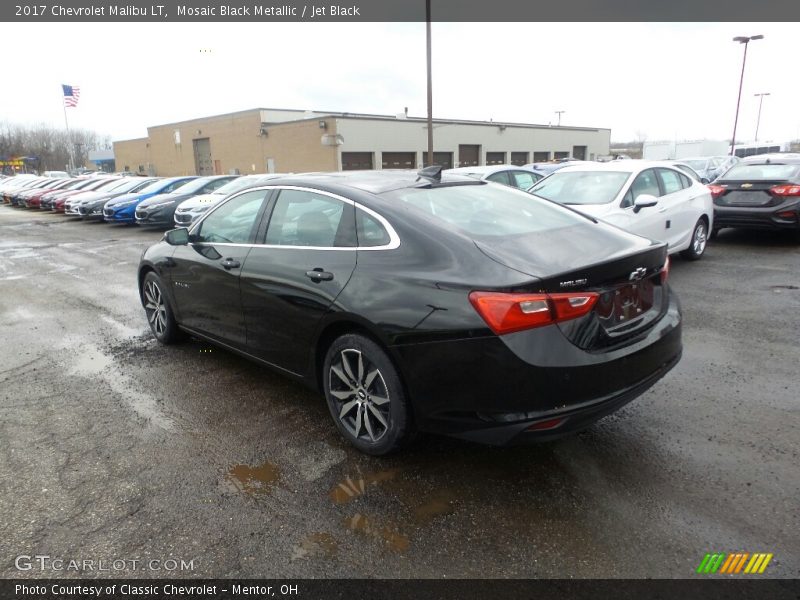 Mosaic Black Metallic / Jet Black 2017 Chevrolet Malibu LT