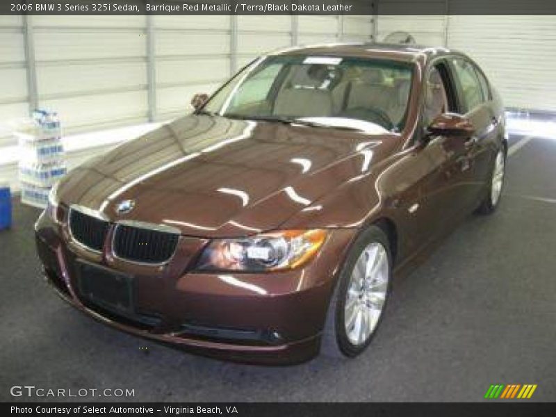 Barrique Red Metallic / Terra/Black Dakota Leather 2006 BMW 3 Series 325i Sedan