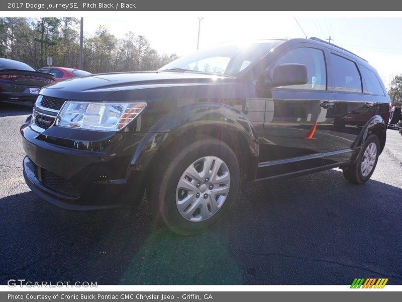 Pitch Black / Black 2017 Dodge Journey SE