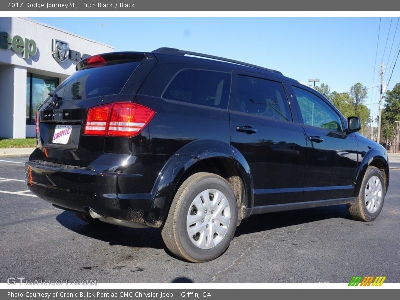 Pitch Black / Black 2017 Dodge Journey SE
