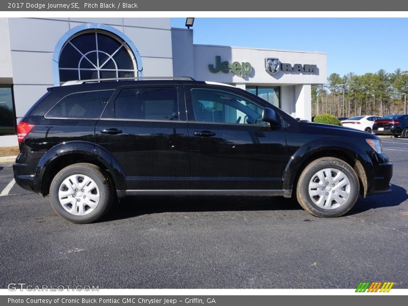 Pitch Black / Black 2017 Dodge Journey SE