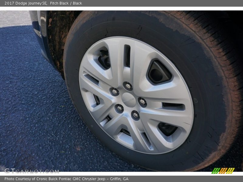 Pitch Black / Black 2017 Dodge Journey SE