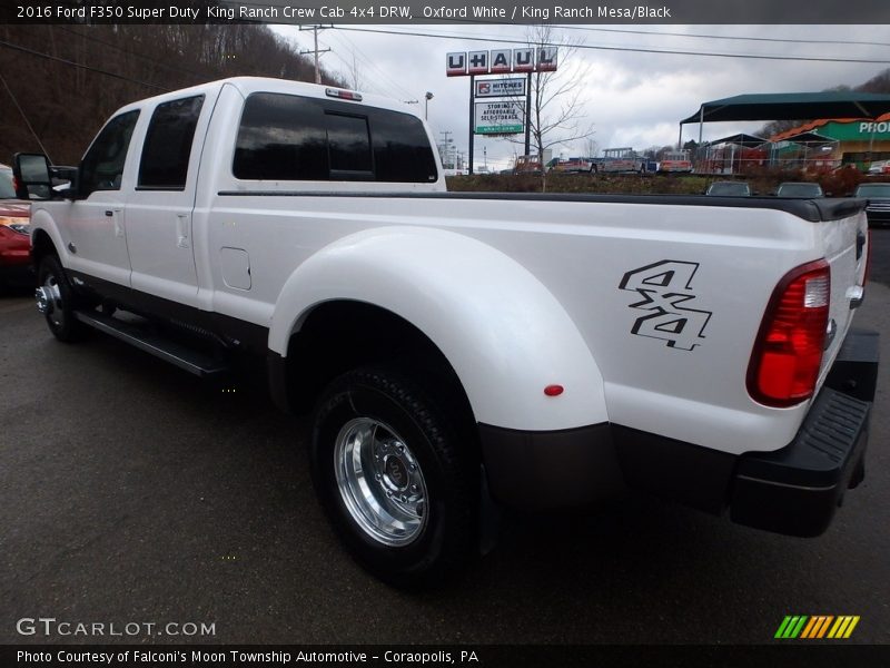 Oxford White / King Ranch Mesa/Black 2016 Ford F350 Super Duty  King Ranch Crew Cab 4x4 DRW