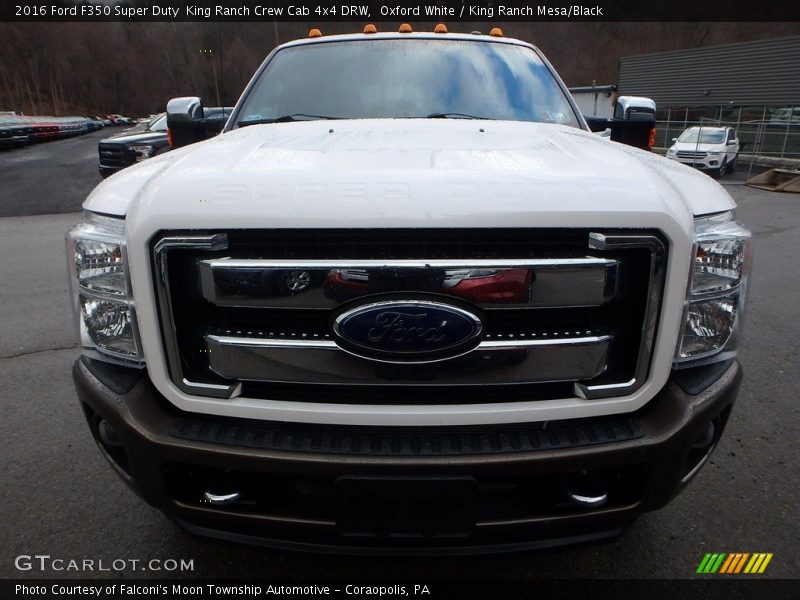 Oxford White / King Ranch Mesa/Black 2016 Ford F350 Super Duty  King Ranch Crew Cab 4x4 DRW