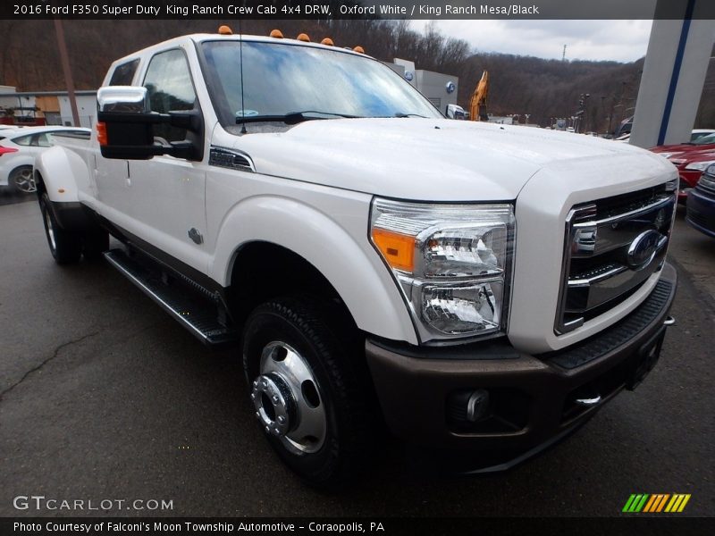 Oxford White / King Ranch Mesa/Black 2016 Ford F350 Super Duty  King Ranch Crew Cab 4x4 DRW