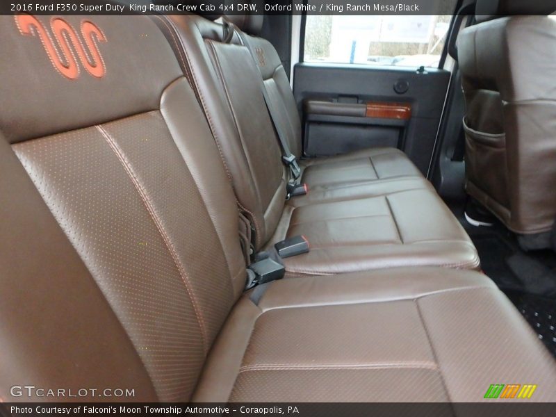 Oxford White / King Ranch Mesa/Black 2016 Ford F350 Super Duty  King Ranch Crew Cab 4x4 DRW