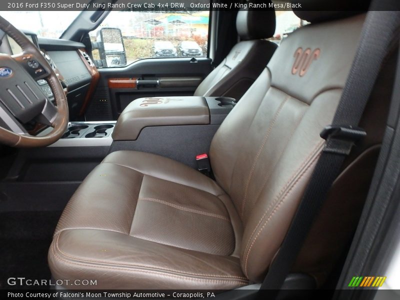 Front Seat of 2016 F350 Super Duty  King Ranch Crew Cab 4x4 DRW