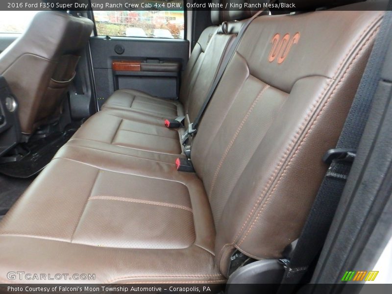 Rear Seat of 2016 F350 Super Duty  King Ranch Crew Cab 4x4 DRW