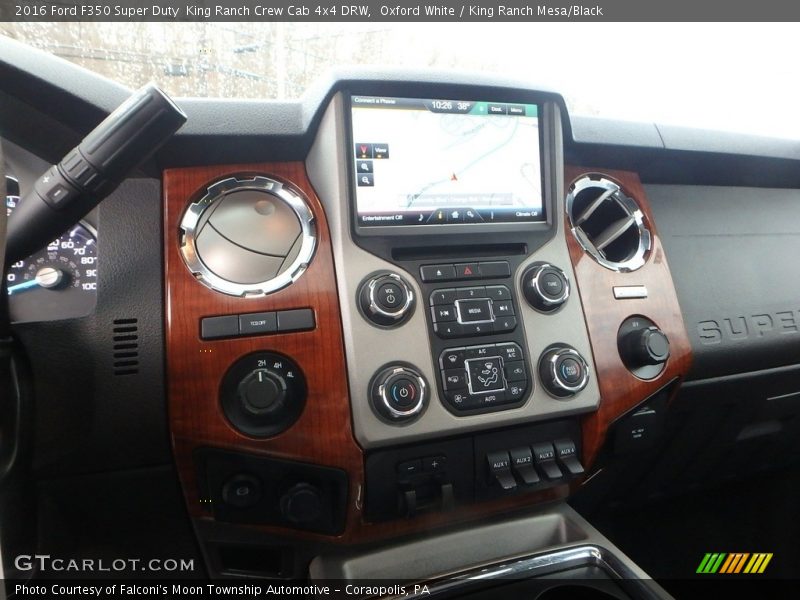 Oxford White / King Ranch Mesa/Black 2016 Ford F350 Super Duty  King Ranch Crew Cab 4x4 DRW