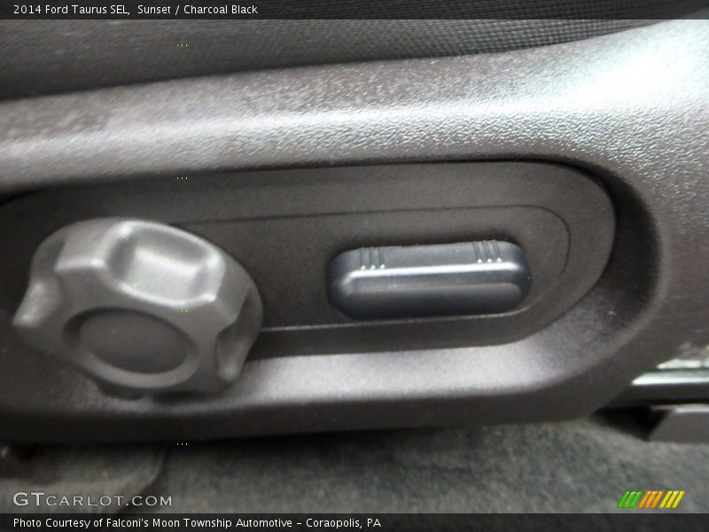 Sunset / Charcoal Black 2014 Ford Taurus SEL
