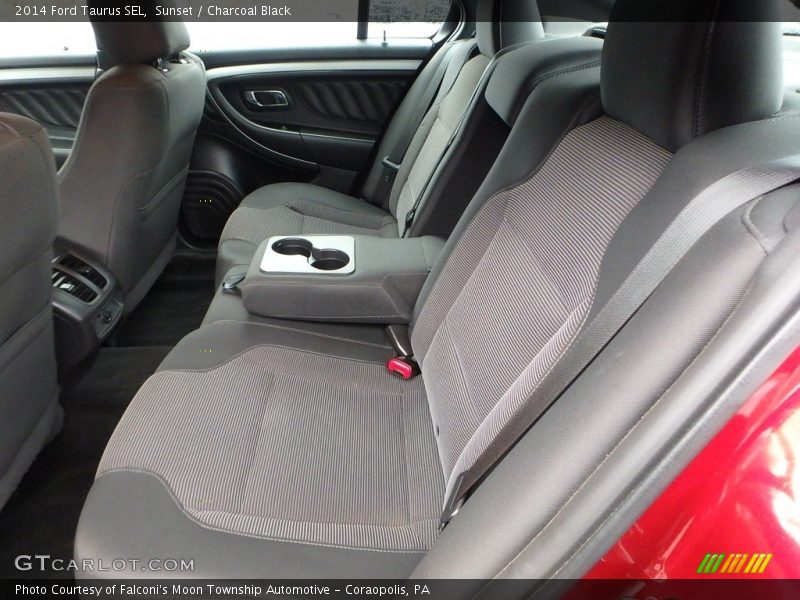 Sunset / Charcoal Black 2014 Ford Taurus SEL