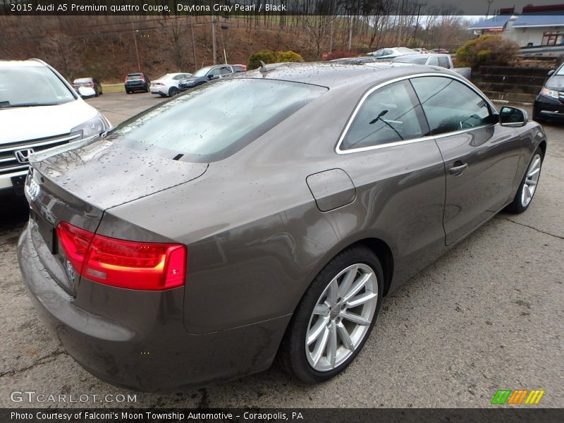 Daytona Gray Pearl / Black 2015 Audi A5 Premium quattro Coupe