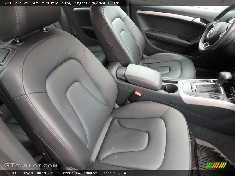 Daytona Gray Pearl / Black 2015 Audi A5 Premium quattro Coupe