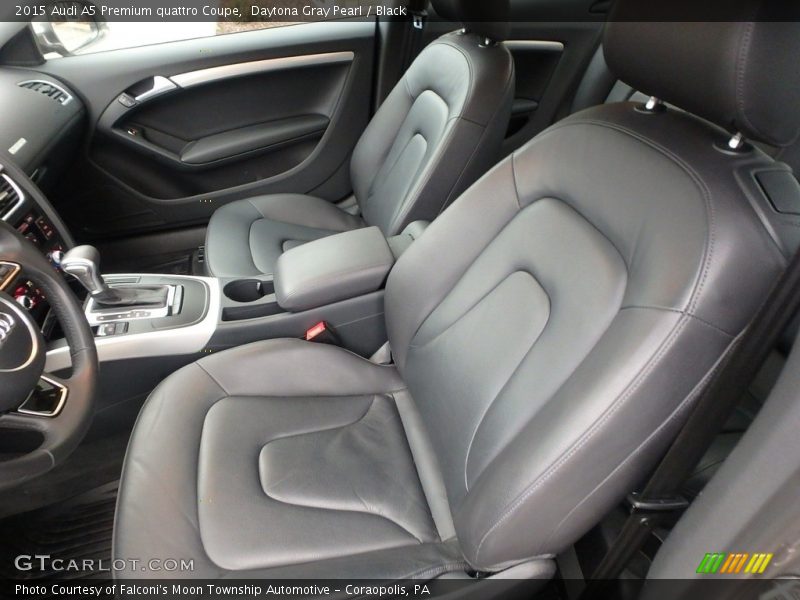 Daytona Gray Pearl / Black 2015 Audi A5 Premium quattro Coupe