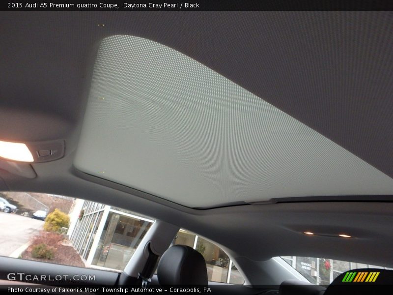 Daytona Gray Pearl / Black 2015 Audi A5 Premium quattro Coupe