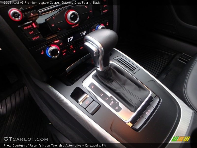 Daytona Gray Pearl / Black 2015 Audi A5 Premium quattro Coupe
