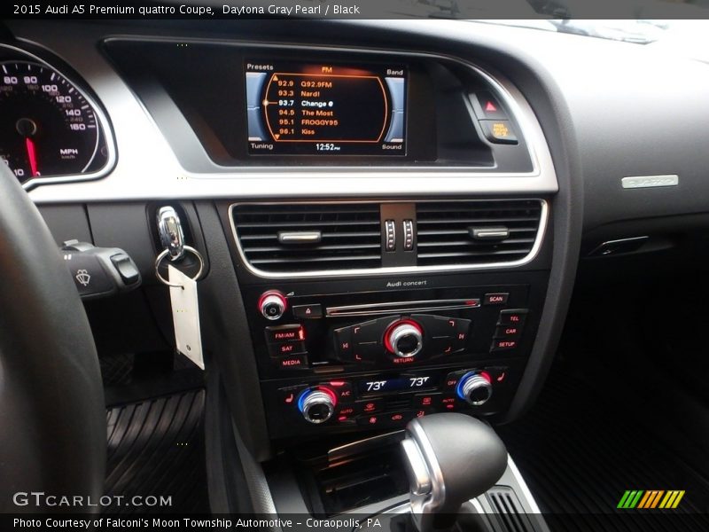 Daytona Gray Pearl / Black 2015 Audi A5 Premium quattro Coupe