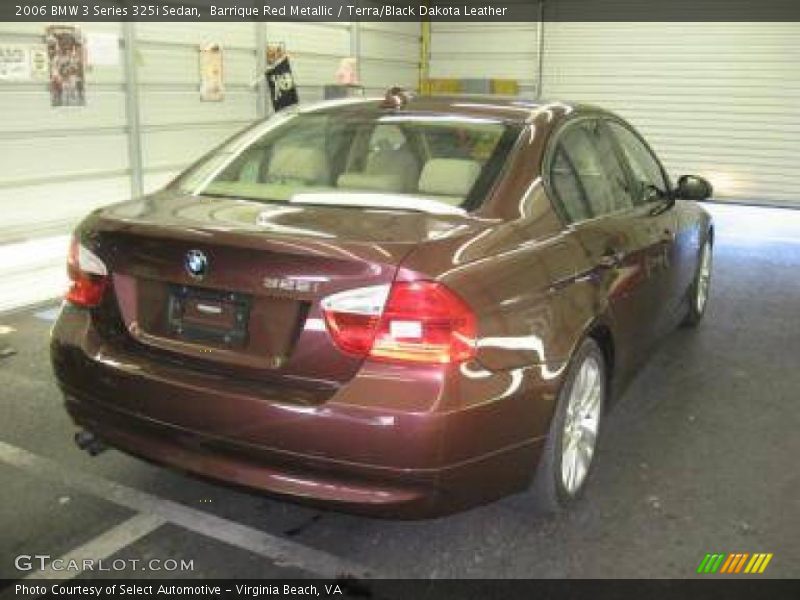 Barrique Red Metallic / Terra/Black Dakota Leather 2006 BMW 3 Series 325i Sedan