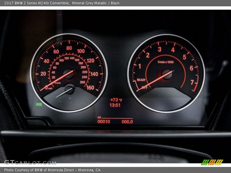  2017 2 Series M240i Convertible M240i Convertible Gauges