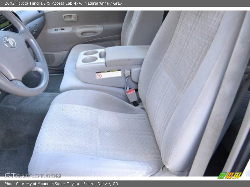 Natural White / Gray 2003 Toyota Tundra SR5 Access Cab 4x4