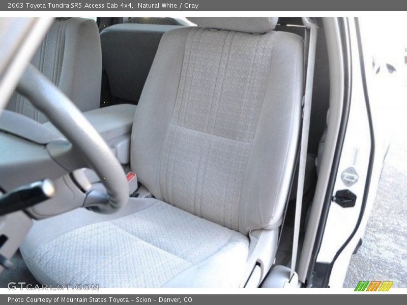 Natural White / Gray 2003 Toyota Tundra SR5 Access Cab 4x4