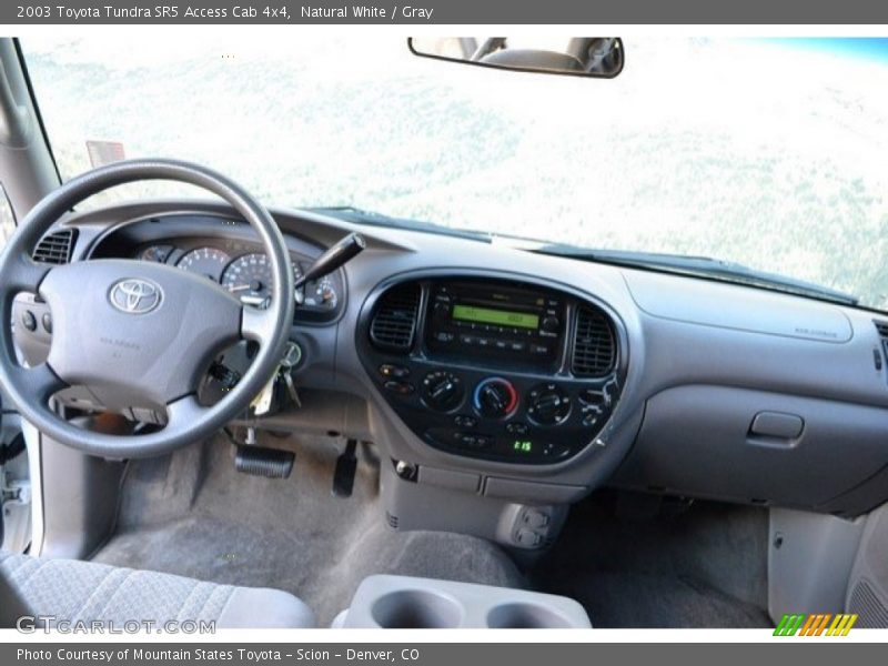 Natural White / Gray 2003 Toyota Tundra SR5 Access Cab 4x4