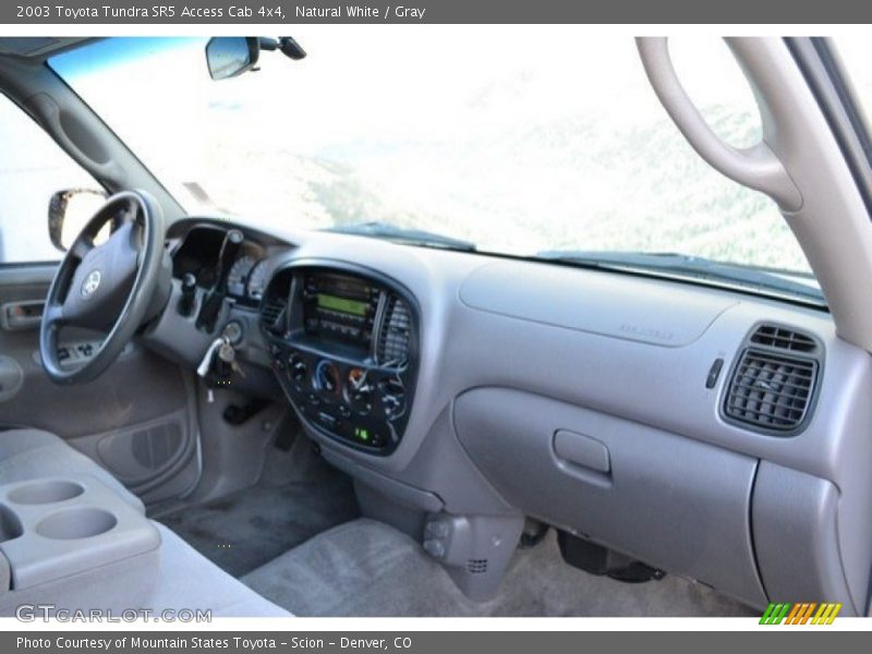 Natural White / Gray 2003 Toyota Tundra SR5 Access Cab 4x4