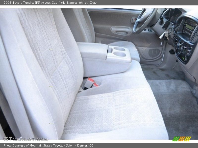 Natural White / Gray 2003 Toyota Tundra SR5 Access Cab 4x4