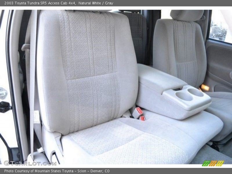 Natural White / Gray 2003 Toyota Tundra SR5 Access Cab 4x4