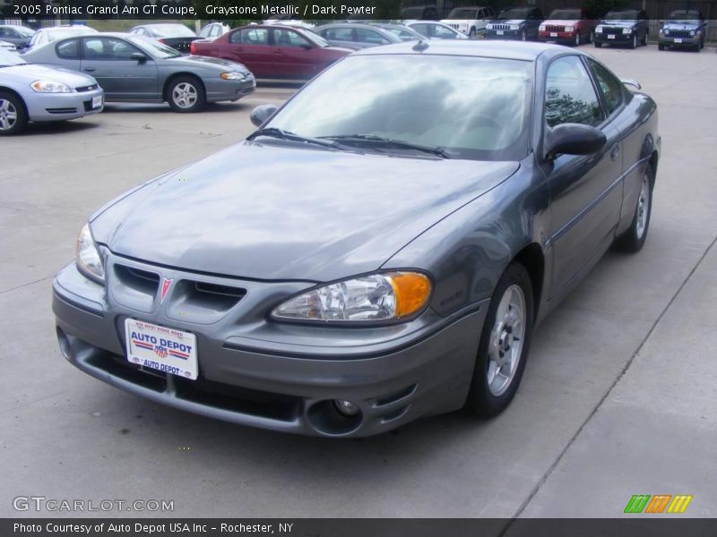 Graystone Metallic / Dark Pewter 2005 Pontiac Grand Am GT Coupe