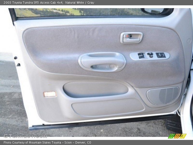 Natural White / Gray 2003 Toyota Tundra SR5 Access Cab 4x4