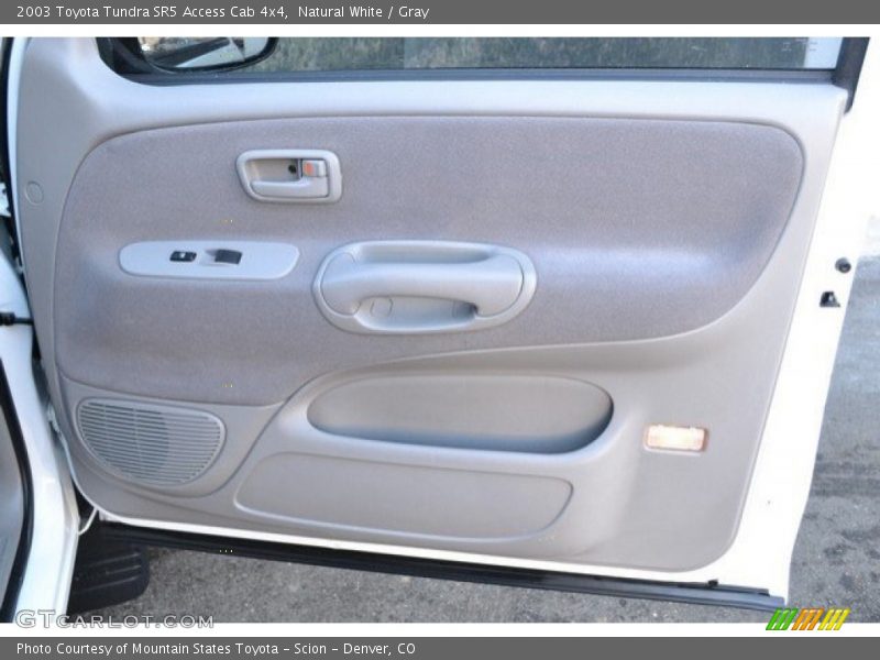 Natural White / Gray 2003 Toyota Tundra SR5 Access Cab 4x4