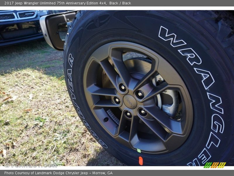 Black / Black 2017 Jeep Wrangler Unlimited 75th Anniversary Edition 4x4