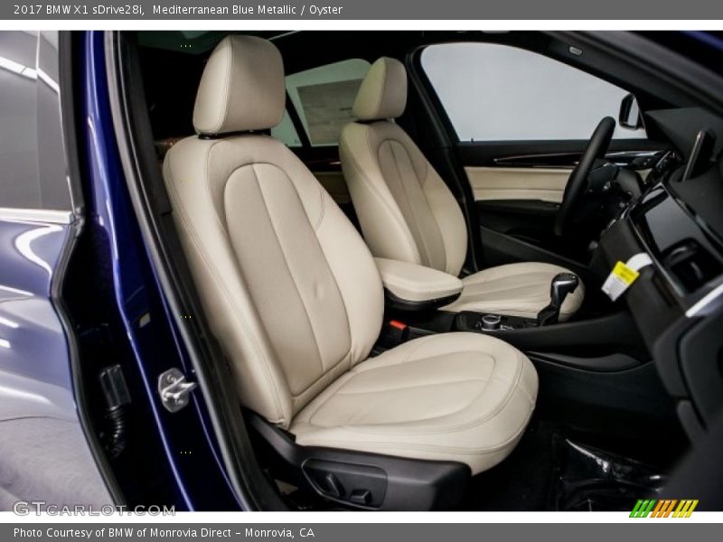 Mediterranean Blue Metallic / Oyster 2017 BMW X1 sDrive28i
