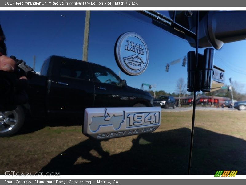 Black / Black 2017 Jeep Wrangler Unlimited 75th Anniversary Edition 4x4