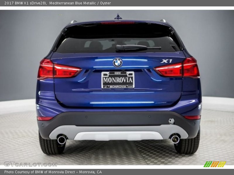 Mediterranean Blue Metallic / Oyster 2017 BMW X1 sDrive28i