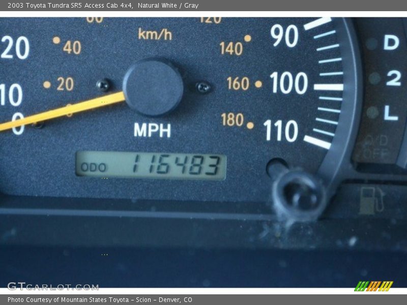 Natural White / Gray 2003 Toyota Tundra SR5 Access Cab 4x4