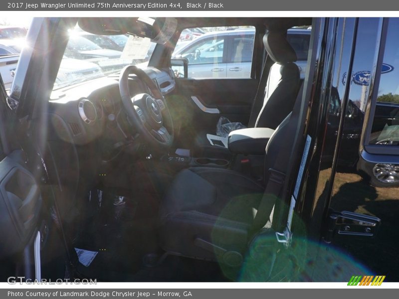 Black / Black 2017 Jeep Wrangler Unlimited 75th Anniversary Edition 4x4
